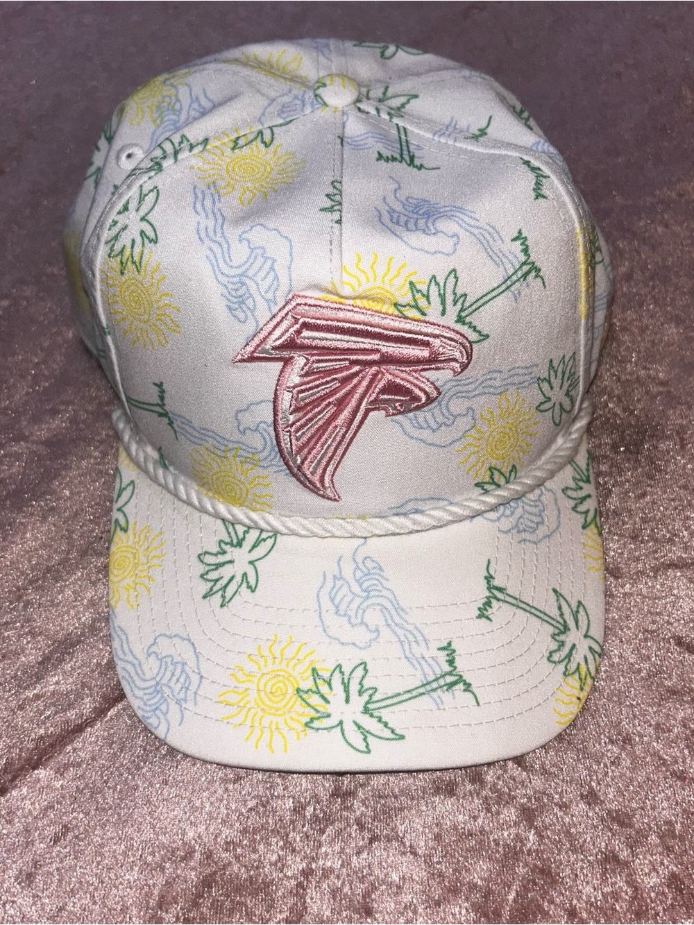 Rare Atlanta Falcons New Era Vacay Golfer Rope Snapback Hat Cap Men's NFL Beach